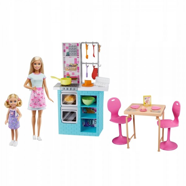 Mattel Barbie Lalki Siostry Wspólne Pieczenie HBX03