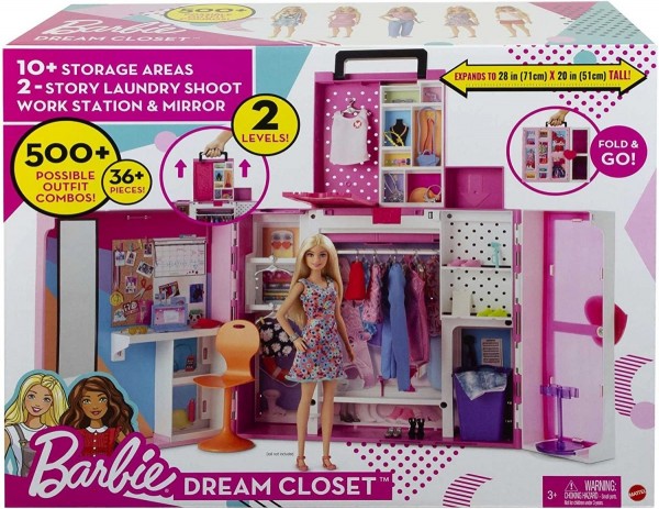 Mattel Barbie Garderoba Zestaw HBV28