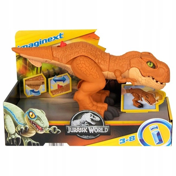 Mattel Imaginext Jurassic World 3 Atakujący T-Rex HFC04