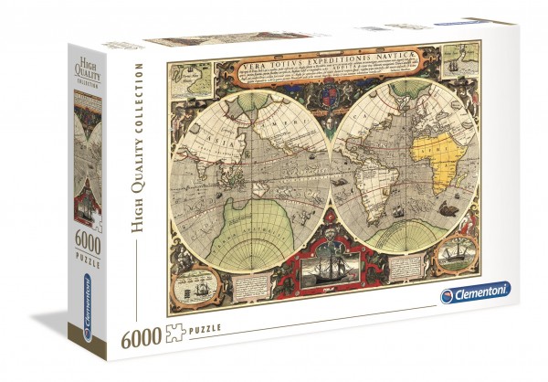 Clementoni Puzzle 6000 HQ Antique Nautical Map 36526