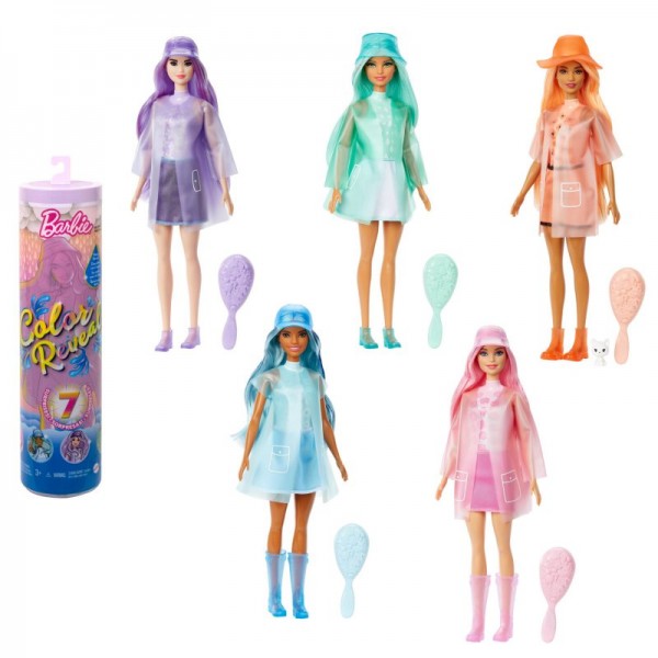 Mattel Barbie Color Reveal Lalka Słońce i Deszcz HCC57