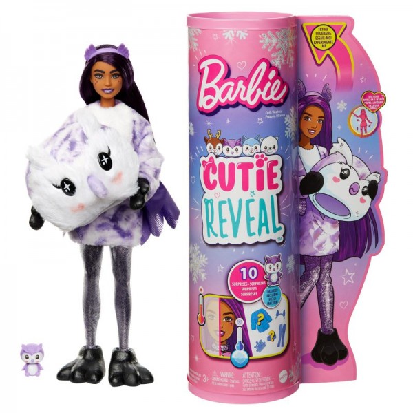 Mattel Barbie Cutie Reveal Lalka Sowa HJL62