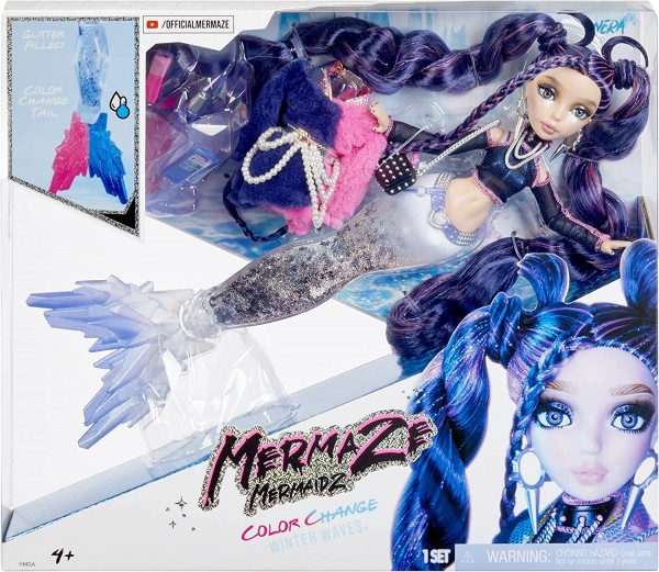 MGA Mermaze Mermaidz Winter Waves Syrena Nera 585404