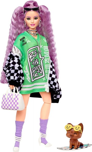 Mattel Barbie Extra Kurtka Szachownica HHN10