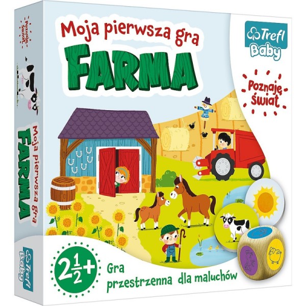 Gra Farma Moja pierwsza gra Trefl Baby 02109