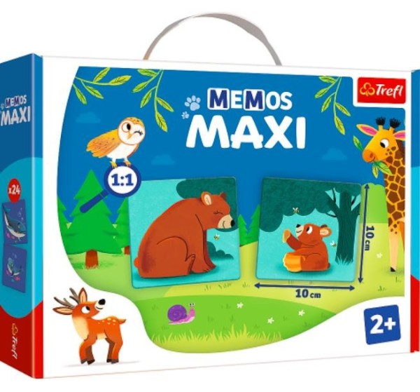 Gra Memos Maxi Zwierzęta i ich dzieci 02268