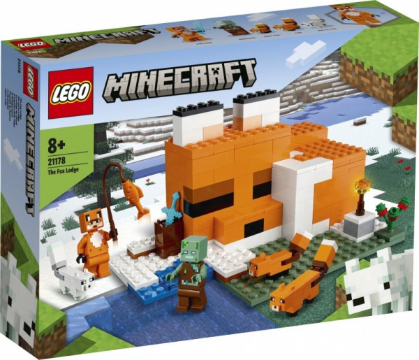 Lego Klocki Minecraft 21178 Siedlisko lisów 21178