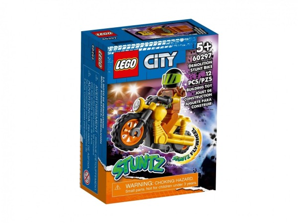 Lego City Demolka na motocyklu 60297