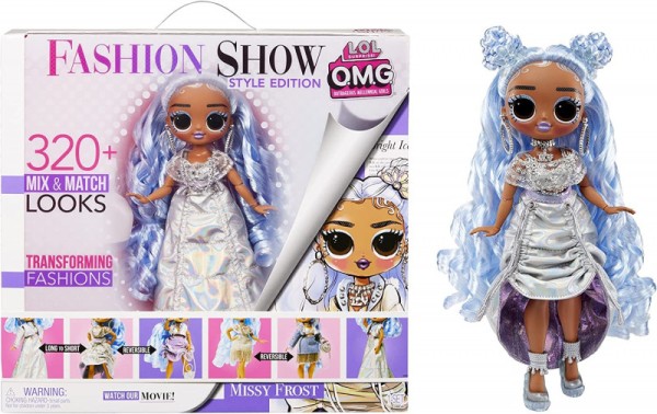 MGA L.O.L. Surprise OMG Fashion Show Style Edition - Missy Frost 584308EUC/584315