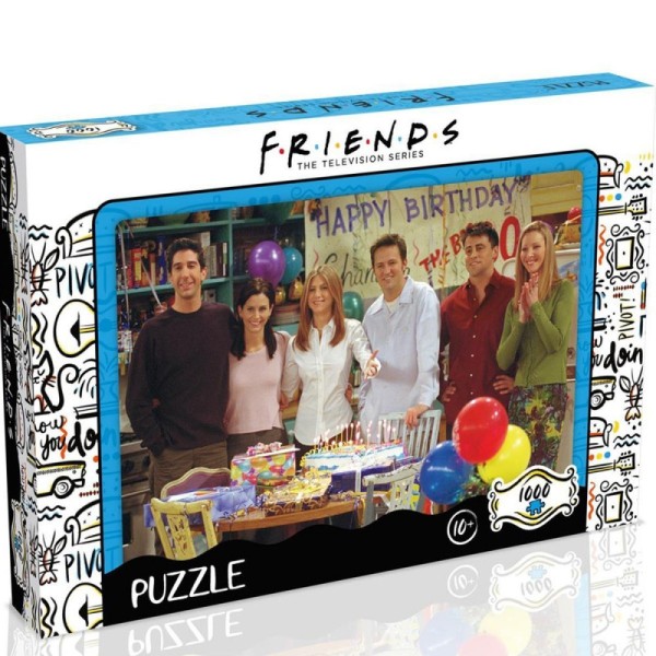 Winning Moves Puzzle 1000 elementów Przyjaciele Urodziny 41867