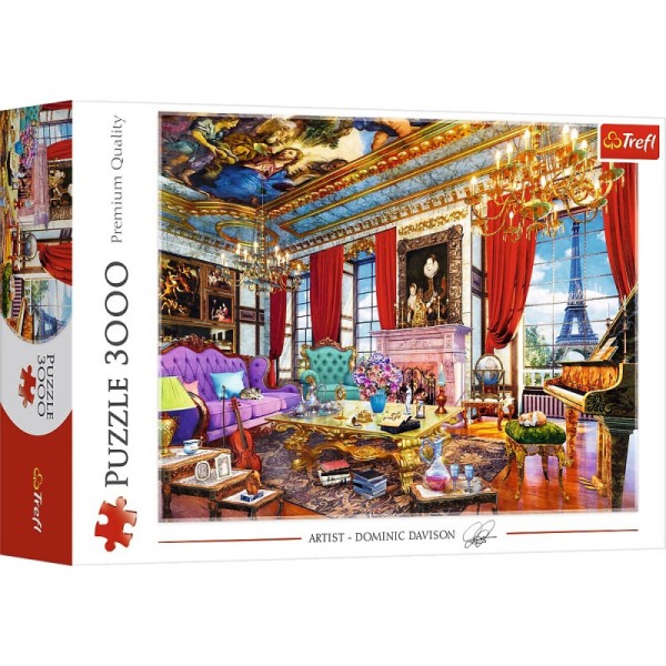 Trefl Puzzle 3000 elementów Paryski pałac 33078