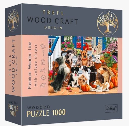 Trefl Puzzle drewniane 1000 elementów Psia przyjaźń 20149