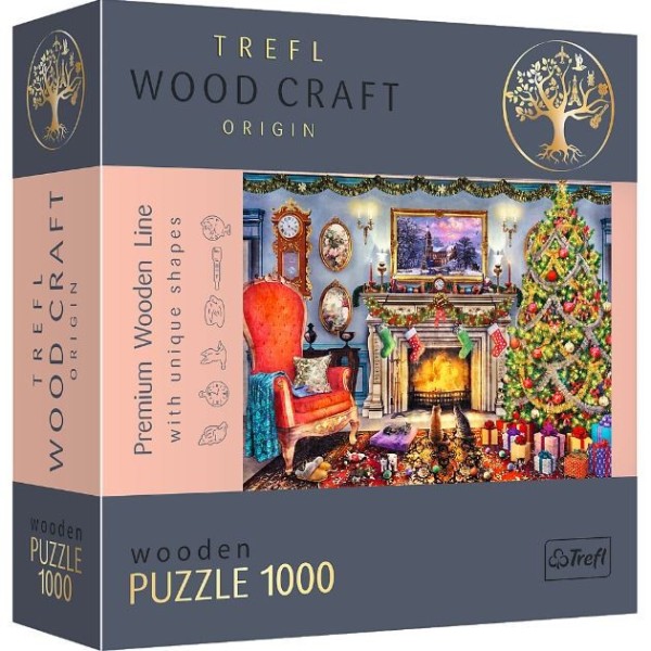 Trefl Puzzle drewniane Przy kominku 1000 elementów 20171