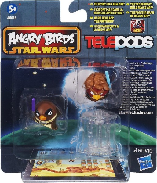 Hasbro Angry Birds Star Wars Zestaw 2 Figurek z Telepodem A6058