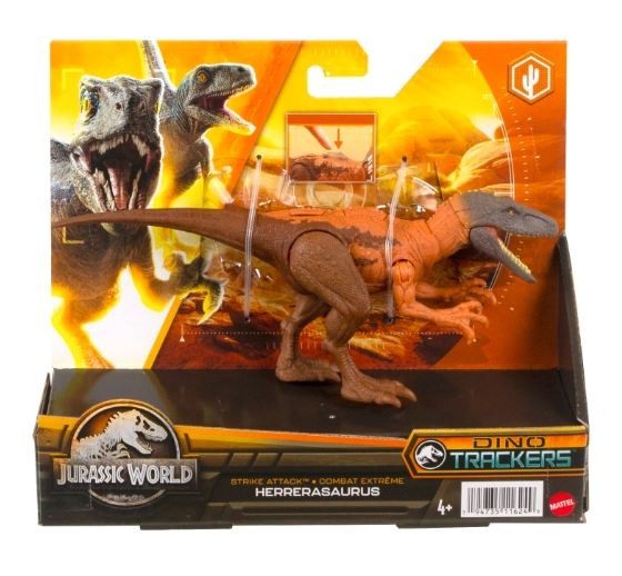 Mattel Figurka Jurassic World Dinozaur Nagły atak Herrerazaur HLN63 HLN64