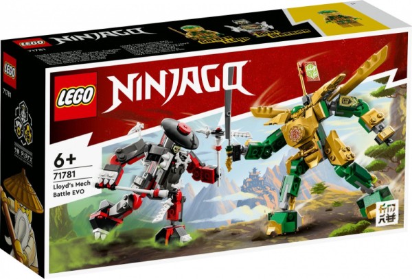 Lego Ninjago 71781 Starcie Lloyda z Mechem EVO 71781