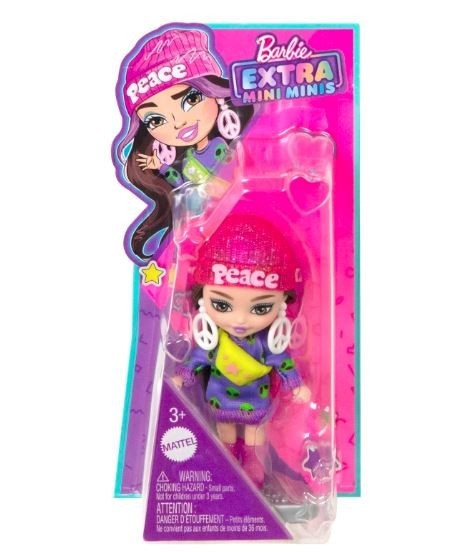 Mattel Lalka Barbie Extra Mini Minis Lalka Wzór UFO HLN44 HLN46