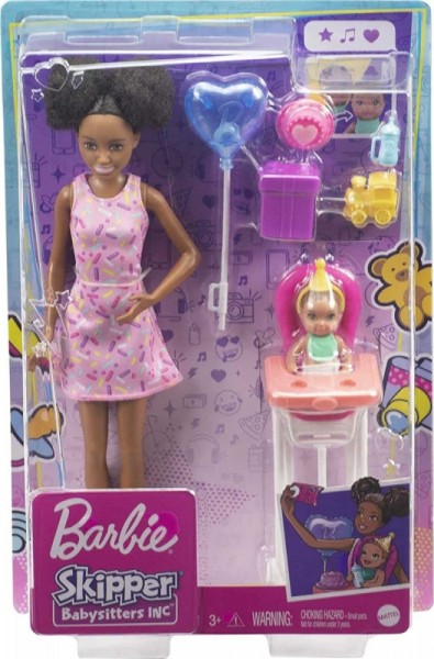Mattel Barbie Skipper Klub Opiekunek Krzesełko Mini Urodziny FHY97 GRP41