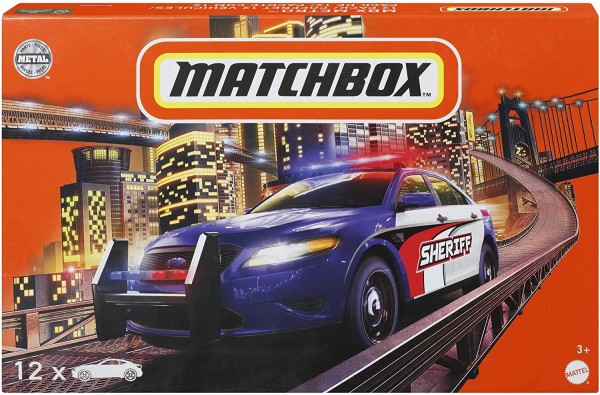 Mattel Matchbox Auta Miejskie 12pak HDK59