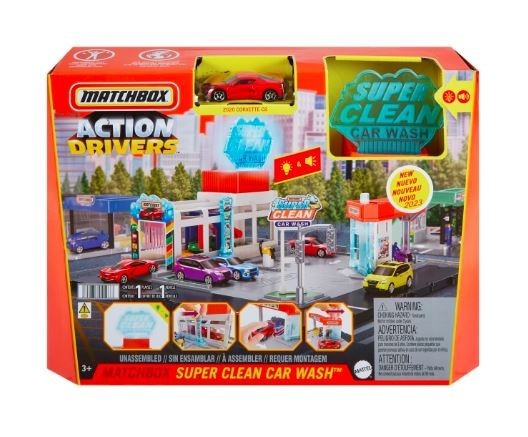 Mattel Matchbox Prawdziwe Przygody Myjnia Samochodowa HBD74 HNJ54