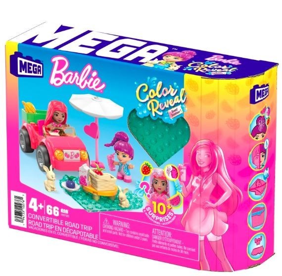 Mega Bloks Klocki Barbie Color Reveal HKF90