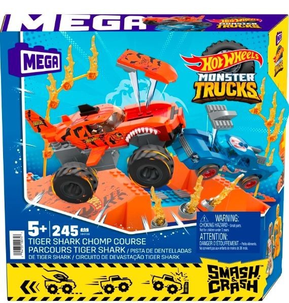 Mega Bloks Klocki Hot Wheels Tiger Shark HKF88