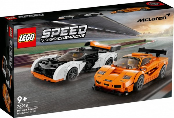 Lego Speed Champions 76918 McLaren Solus GT i McLaren F1 LM 76918