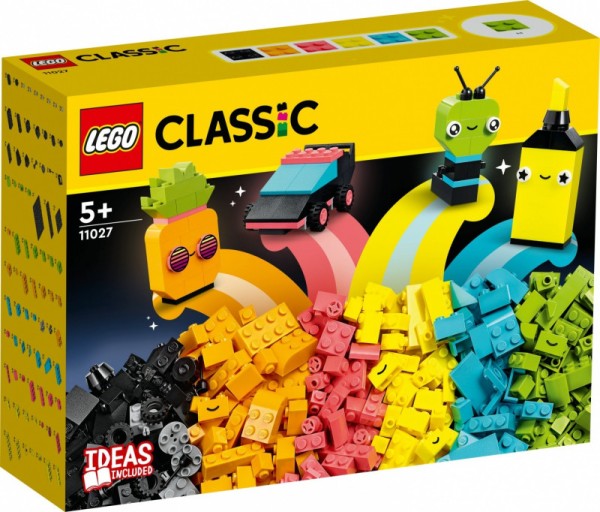 Lego Klocki Classic Kreatywna zabawa neonowymi kolorami 11027