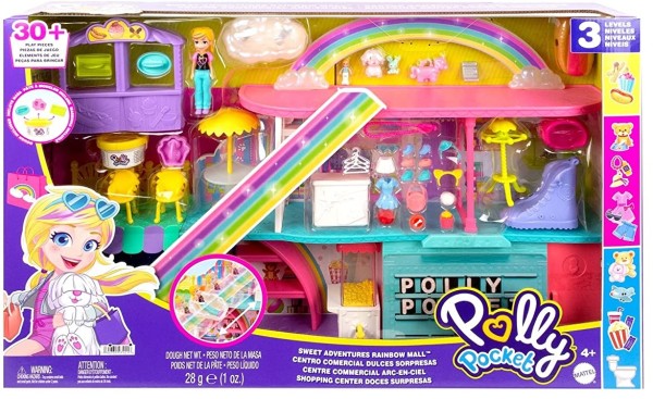 Mattel Polly Pocket 3-poziomowe centrum zabaw HHX78