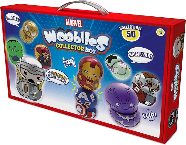 TM Toys Wooblies Marvel Fasolki Figurki Magnetyczne Skrzynka Kolekcjonerska WBM006