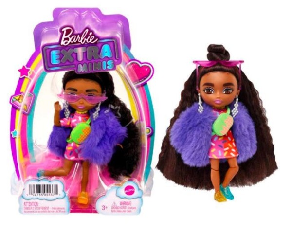 Mattel Barbie Extra Minis Karbowane Włosy HGP63