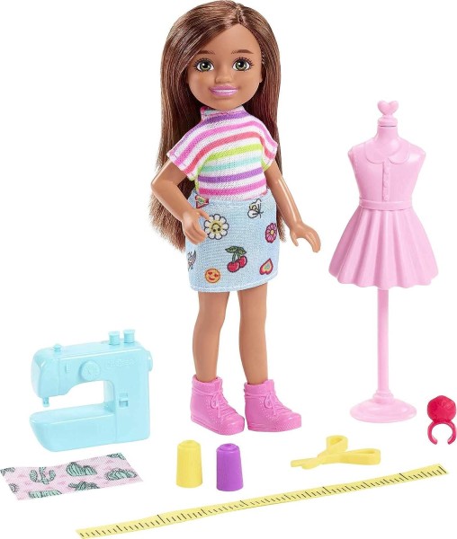 Mattel Barbie Chelsea Projektantka mody Krawcowa GTN86 HCK70