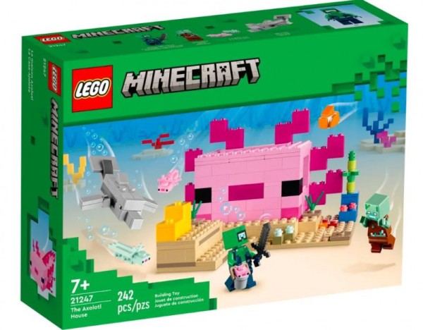 Lego Minecraft 21247 Dom aksolotla 21247