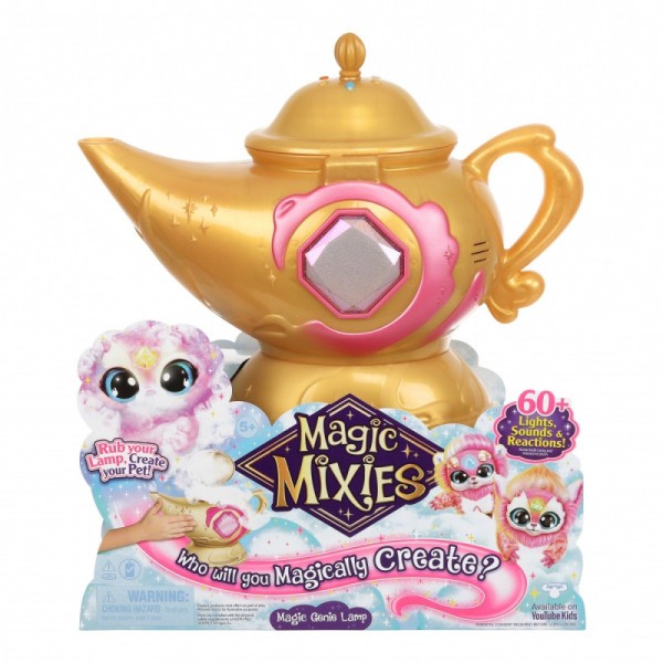 Tm Toys Maskotka interaktywna Magic Mixies Lampa Dżina Różowa MMM14834