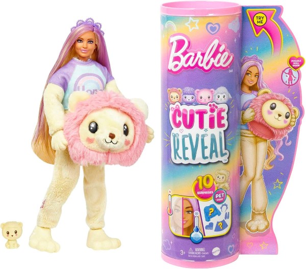 Mattel barbie Cutie Reveal Słodkie Stylizacje Lew HKR02 HKR06