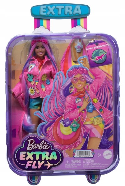 Mattel Barbie Extra Fly Lalka Hippie HPB15