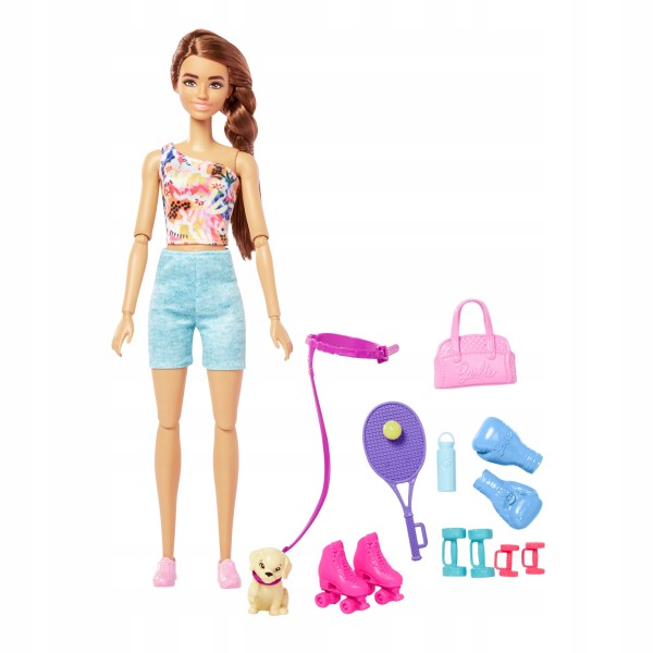 Mattel Barbie Lalka Relaks i Fitness HKT91