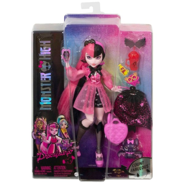Mattel Monster High Draculaura Lalka Podstawowa HHK51