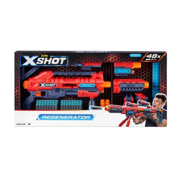 Zuru X-SHOT Wyrzutnia Excel Regenerator pomarańczowa 36173