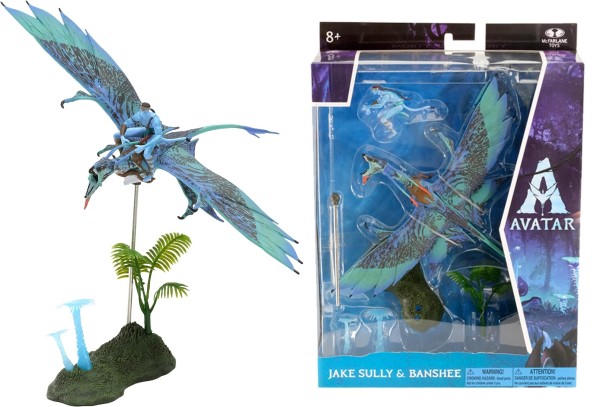 McFarlane Toys Avatar Figurka kolekcjonerska Jake Sully i Banshee 16396