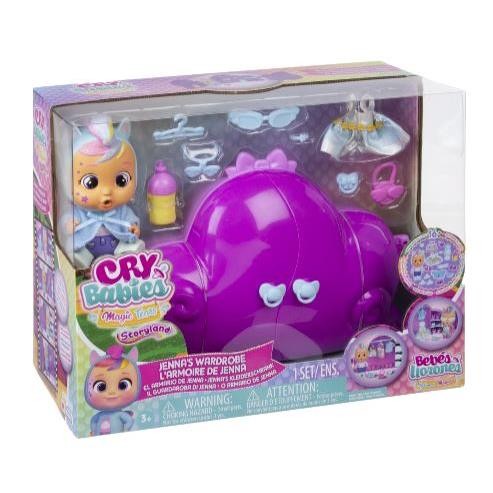 IMC Toys Cry Babies Garderoba Lalki Jenny 82793