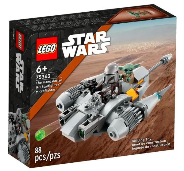 Lego Klocki Star Wars 75363 Myśliwiec N-1 Mandalorianina w mikroskali 75363