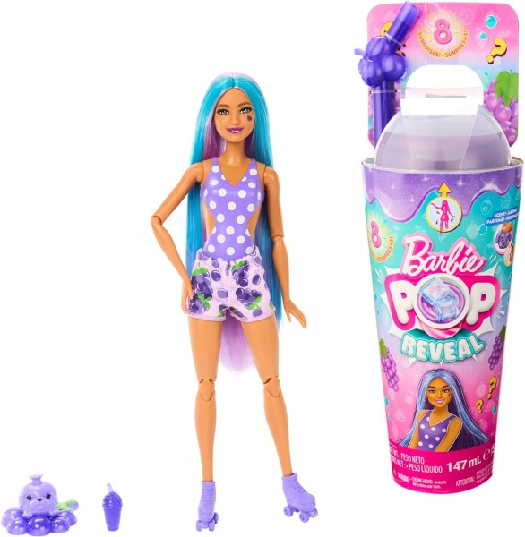 Mattel Barbie Pop Reveal Owocowy Sok Winogrono HNW44