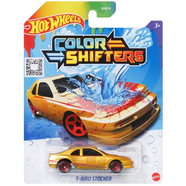 Mattel Hot Wheels Samochodzik Zmieniający Kolor Color Shifters T-Bird Stocker BHR15 W4117