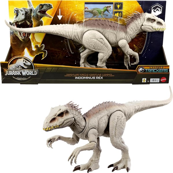 Mattel Jurassic World Indominus Rex Atak z ukrycia HNT63