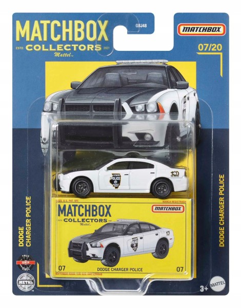 Mattel Matchbox Samochód kolekcjonerski Premium Dodge Charger Police GBJ48 c