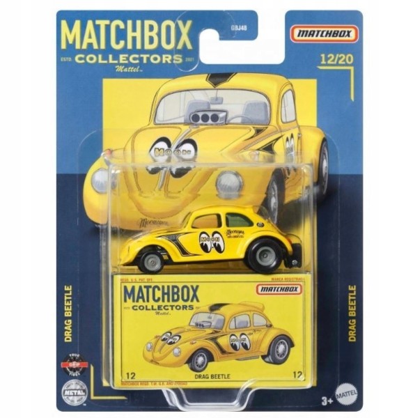 Mattel Matchbox Samochód kolekcjonerski Premium Drag Beetle GBJ48 HFL89