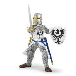 Papo 39946 Rycerz biały z mieczem 7,8x6,5x10,4cm