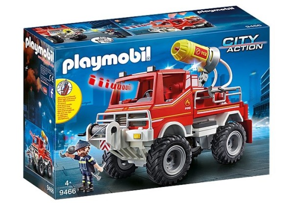 Playmobil Zestaw z figurkami City Action 9466 Terenowy wóz strażacki 9466