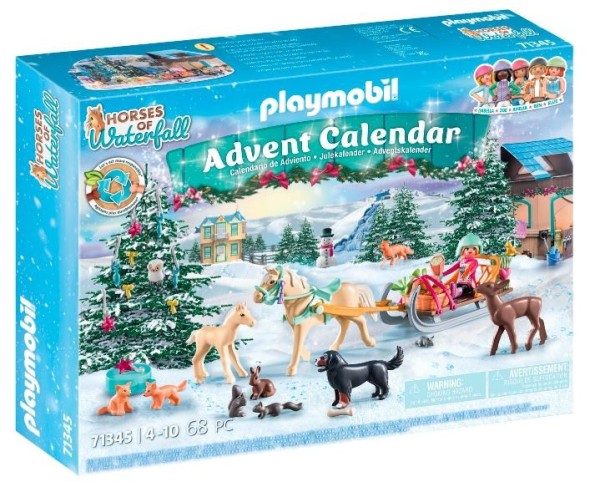 Playmobil Kalendarz Adwentowy Konie  Świąteczny Kulig 71345